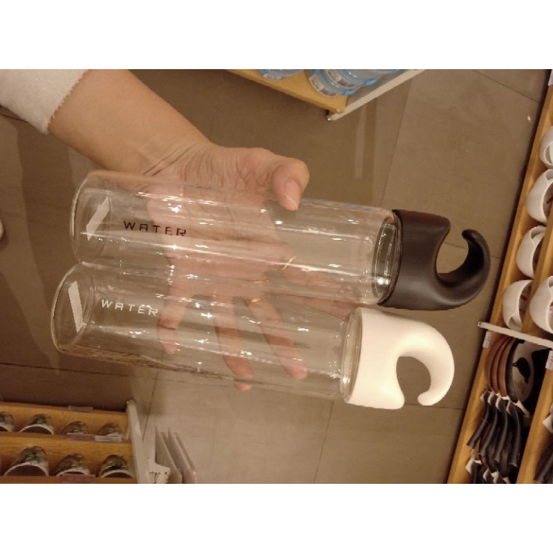 Miniso glass bottle botol minum kaca botol minum lucu botol minum korea