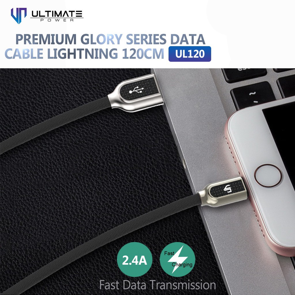 Data Cable Micro 120CM Ultimate Power Premium Glory Series Kabel Data Cable Micro USB 120CM UM120