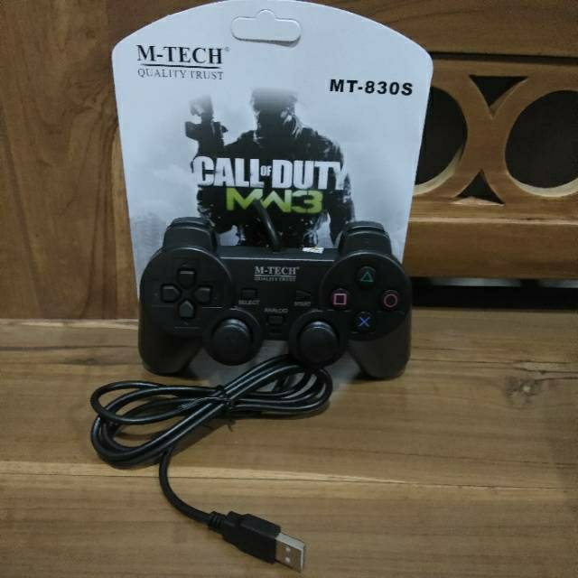 M-Tech Gamepad/Joystick Single Hitam USB