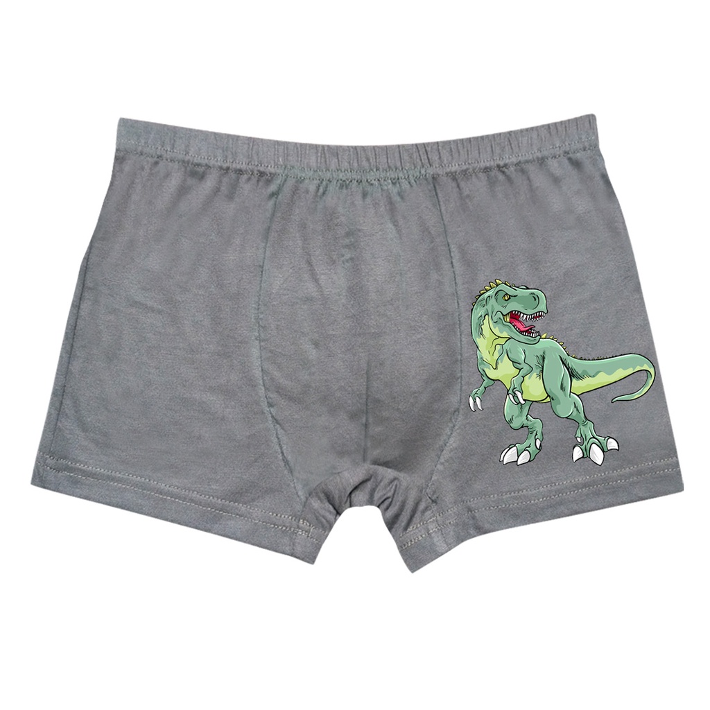 Celana Dalam Anak Laki-Laki Boxer Motif Dinosaurus Bahan Rayon Spandex Kualitas Import Usia 1 Tahun Sampai 12 Tahun Golden1978