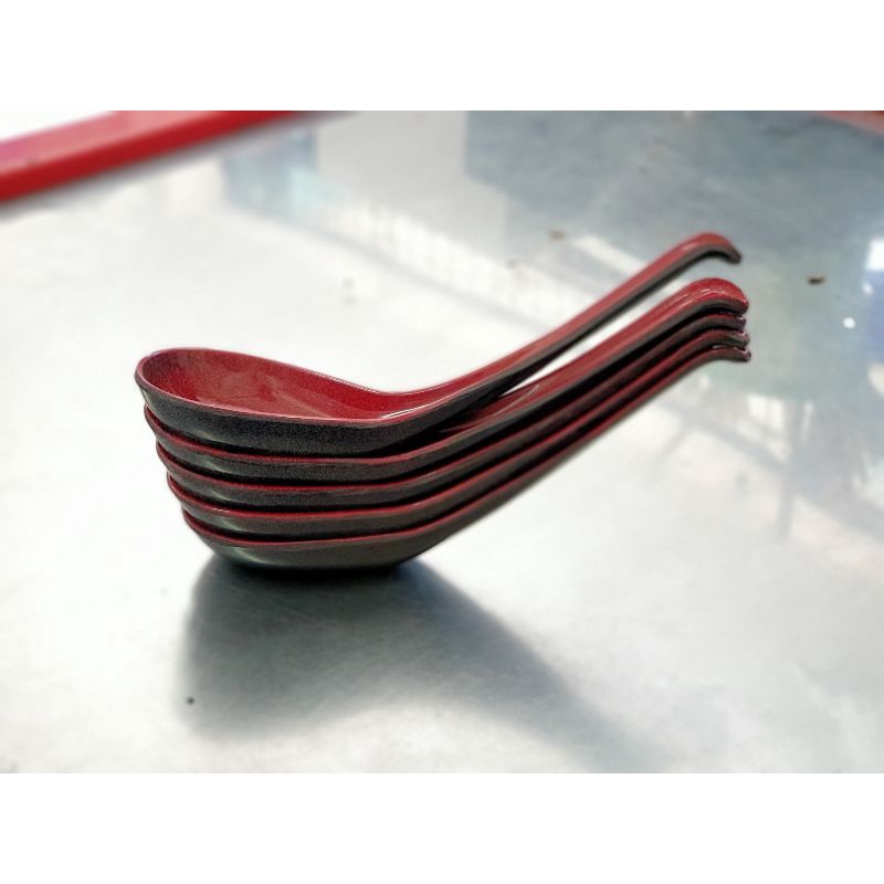 Sendok Bebek Melamin/Sendok Ramen Onyx JEA06