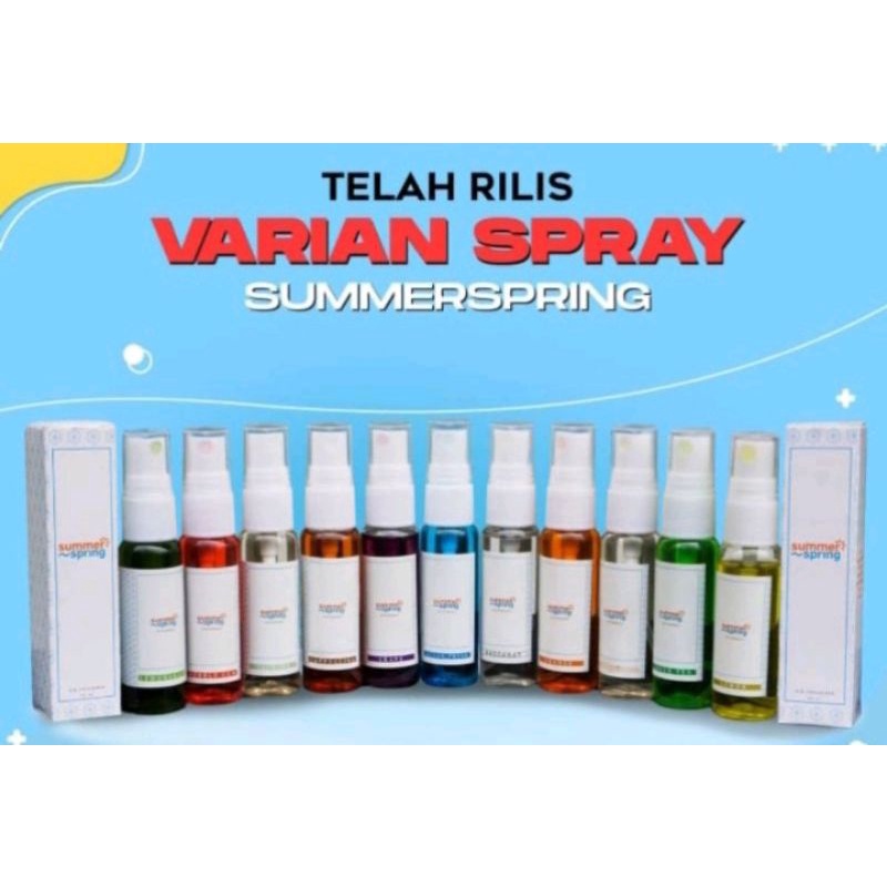 Parfum Pengharum ruangan spray (30 ml ) summerspring pengharum mobil toilet lemari