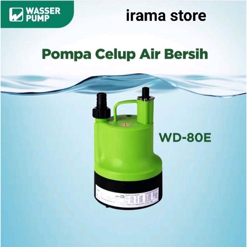 Pompa celup Wasser WD 80E Pompa kolam Wasser WD 80e