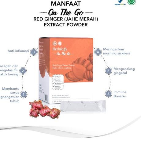 

YAR » Herbilogy On the Go Red Ginger (Jahe Merah) Extract Powder 20 sachet Best Produk