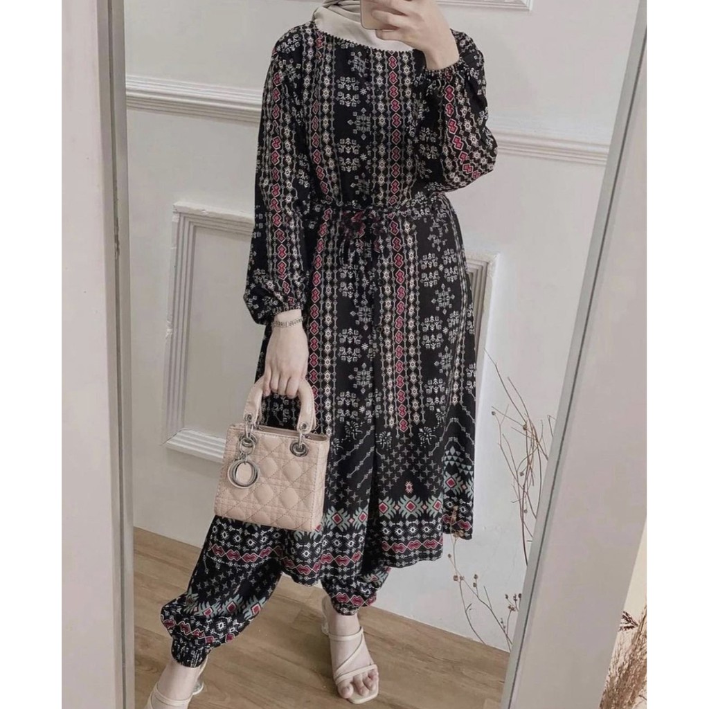 ALICE ONE SET-LIYAN HITAM SET