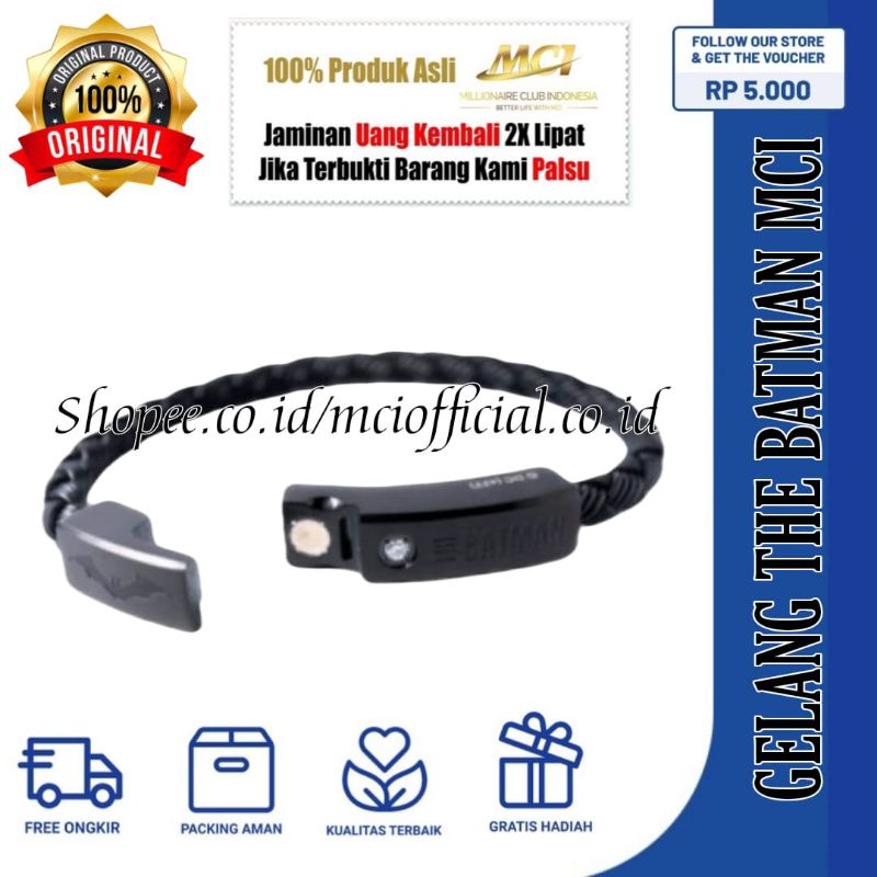 ⭐⭐⭐⭐⭐ GELANG KESEHATAN PRIA WANITA ORIGINAL _ GELANG TERAPI KESEHATAN ASLI _ GELANG BATMAN MCI _ GEL