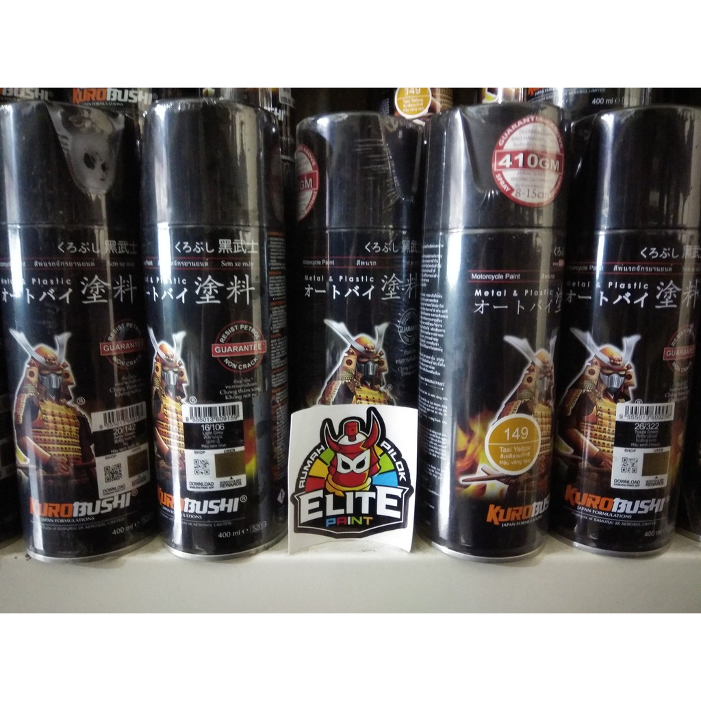 Jual Samurai Paint Standart Color Indonesia Shopee Indonesia