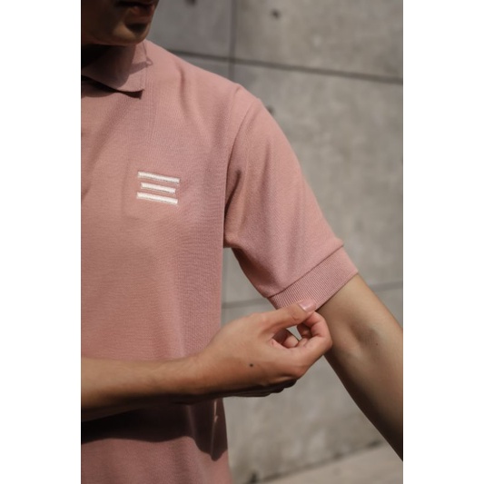 Mubeng Cozy  Polo Shirt Dark Salmon/ Kaos Polo