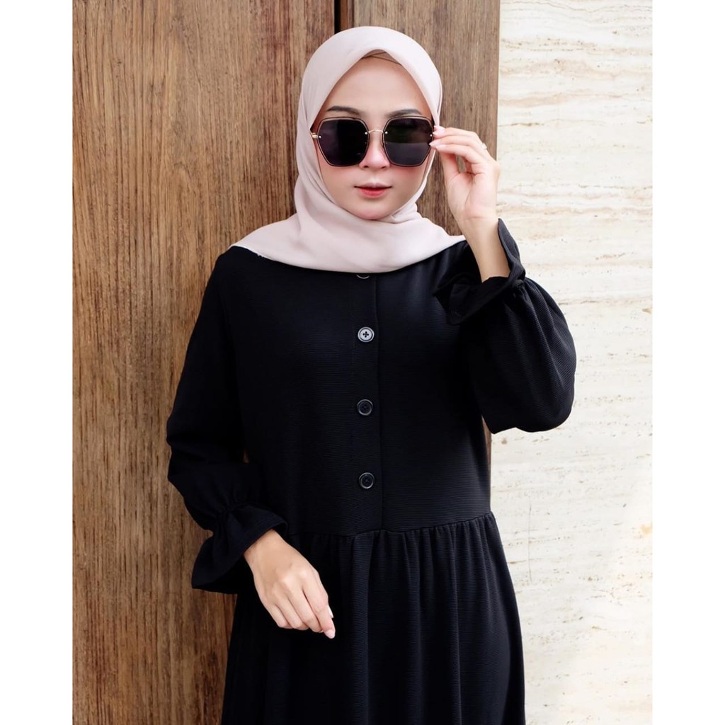 Adinda dress / DRESS WANITA MUSLIMAH / CASUAL DRESS / DRESS KEKINIAN