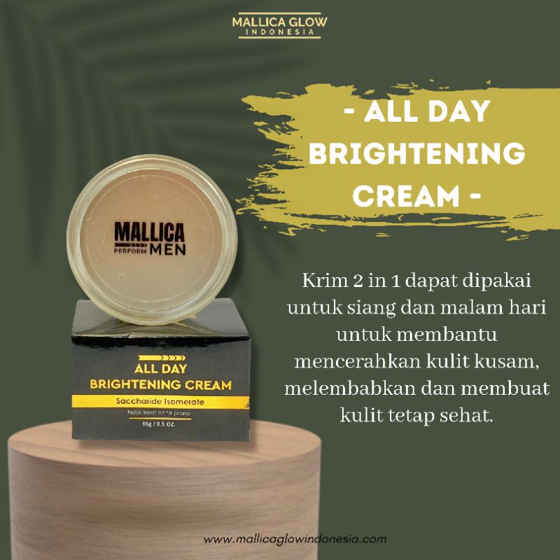 MALLICA GLOW Perform Men (All Day Brightening Cream)
