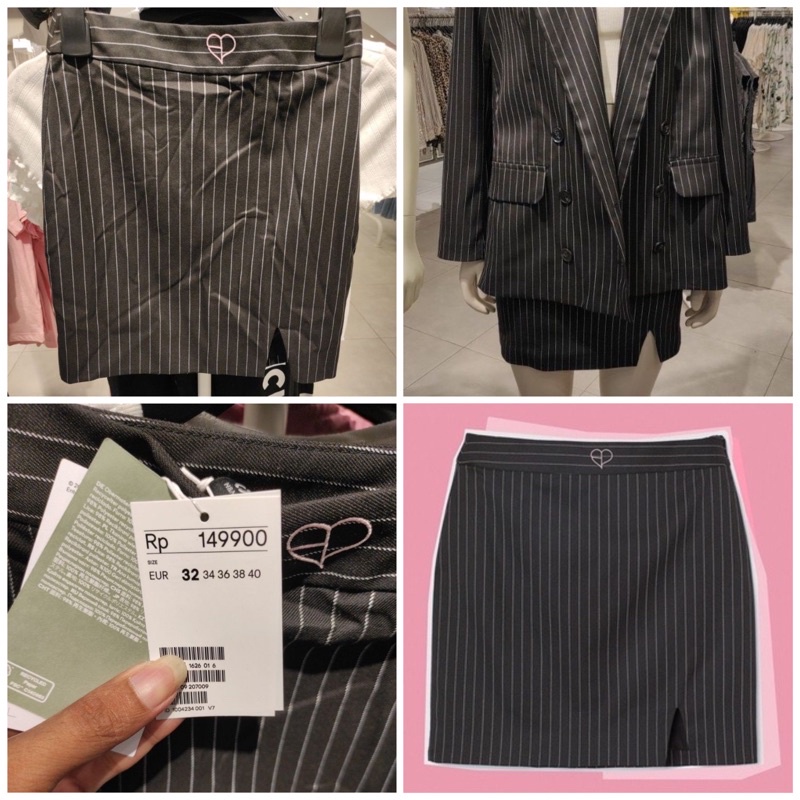 jastip skirt blackpink h&m