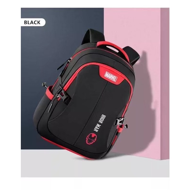 Tas sekolah anak laki-laki anak perempuan backpack / Tas sekolah anak tk sd smp / Tas Ransel Karakter Marvel Trend 2022