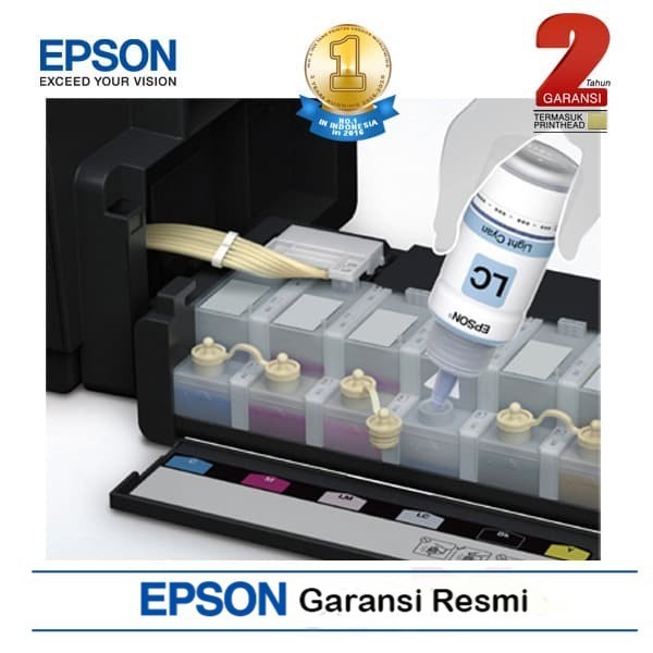 PRINTER EPSON L1800 / PRINTER EPSON L 1800 A3+ Print Photo Print 6 Colour GARANSI RESMI