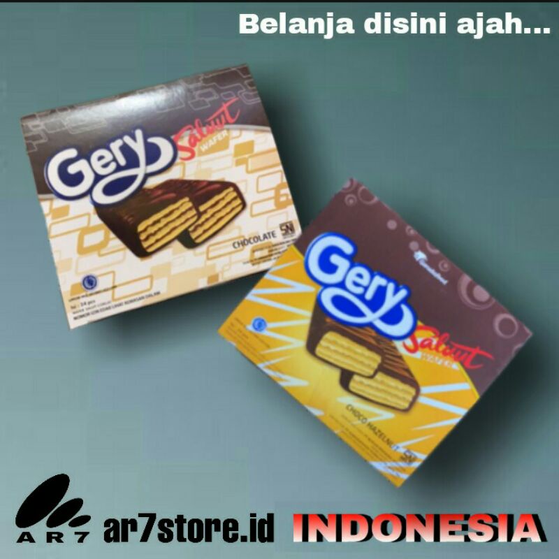 

GERY Saluut Wafer Coklat 24 pcs 7,5 gr