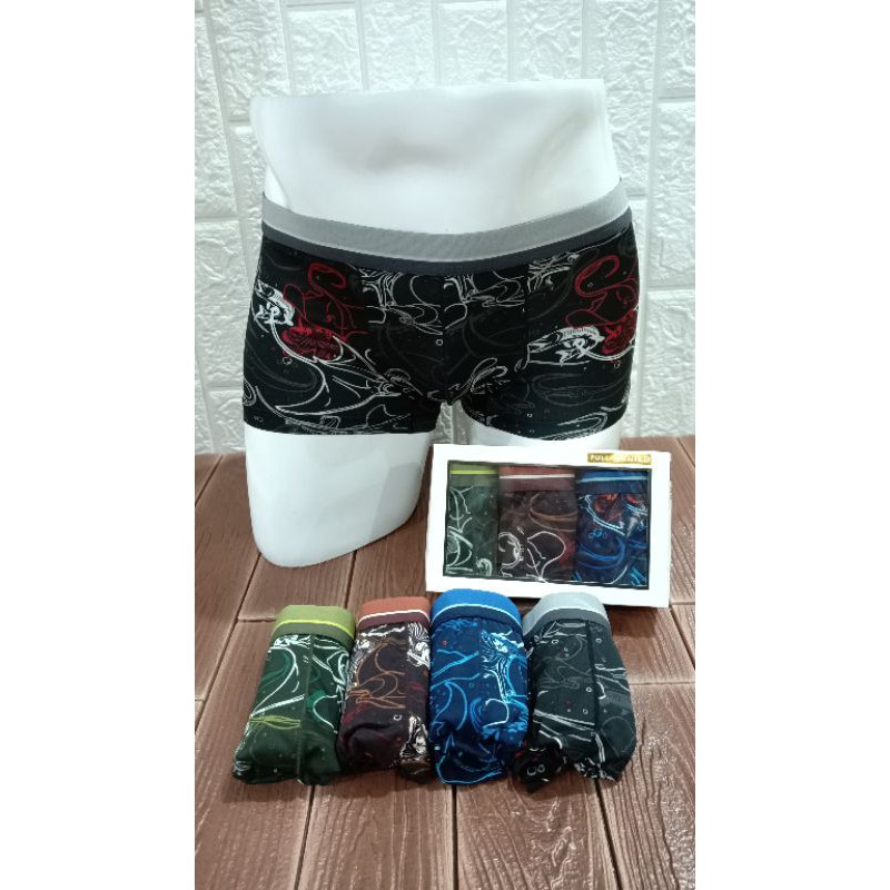 PROMO !!! 3 PCS BOXER PRIA || BOXER CHAMPIRO C.0315