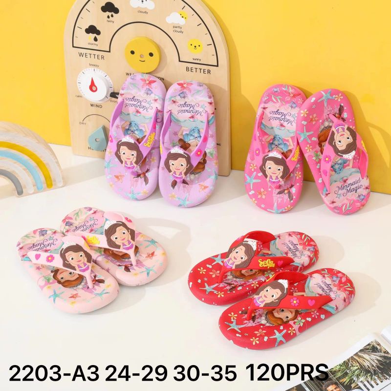 SANDAL JEPIT ANAK PEREMPUAN MOTIF MARMAID MAGIC SANDAL ANAK CEWEK IMPORT NYAMAN