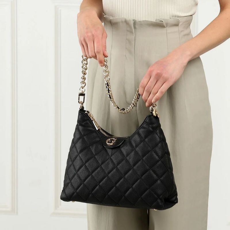12.12 SALE | GUESSS Gillian Quilted Hobo Bag