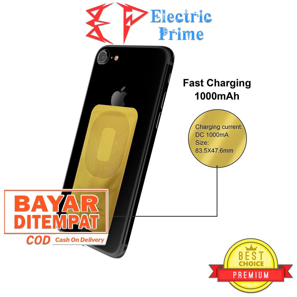 Wireless Charger Receiver TI 5W 2A TRIPLEDI Qi Fast Charging Adapter Micro USB Type C Lightning Port