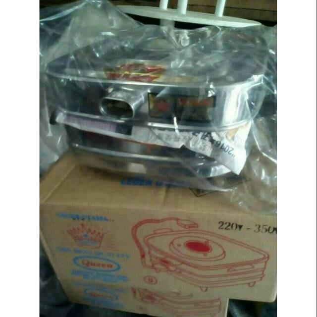 Baking pan listrik queen 350watt