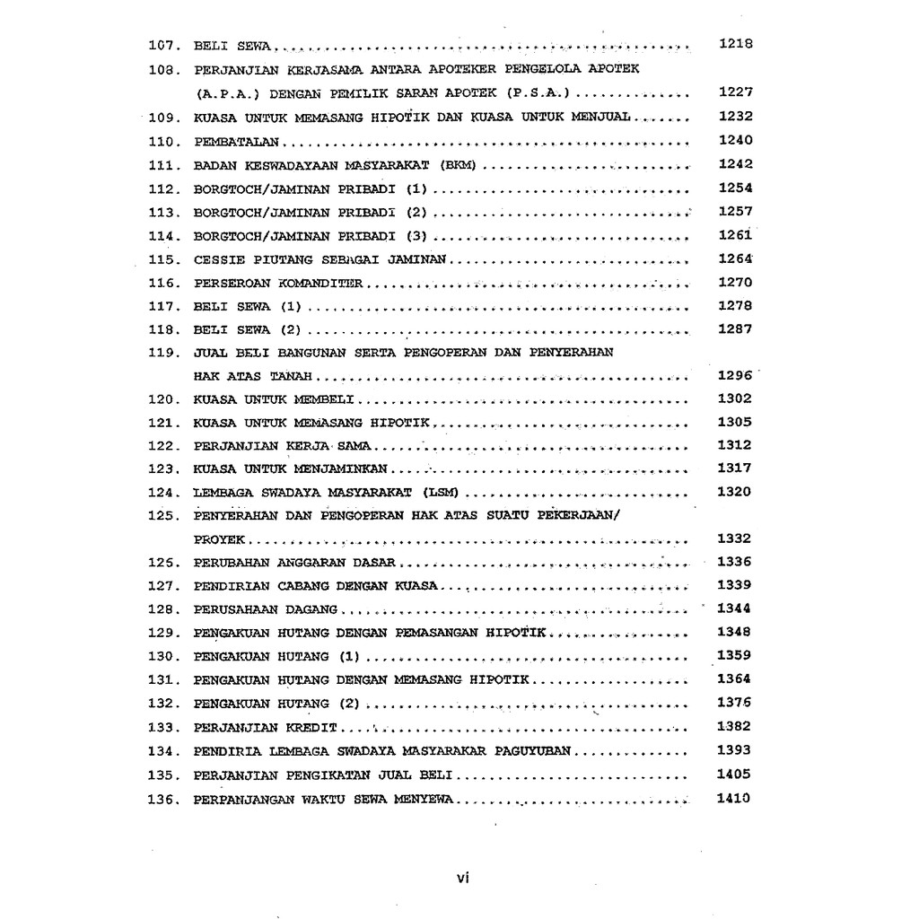 Himpunan draft akta notaris dan contoh surat surat perjanjian | Jilid 1 P-03-5