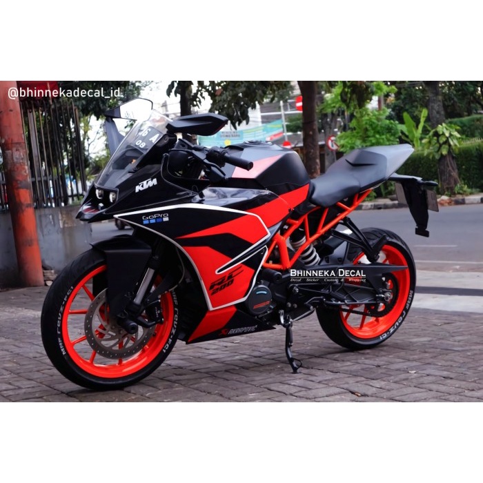 DECAL REGULER CLASS TESTIMONI KTM RC RED