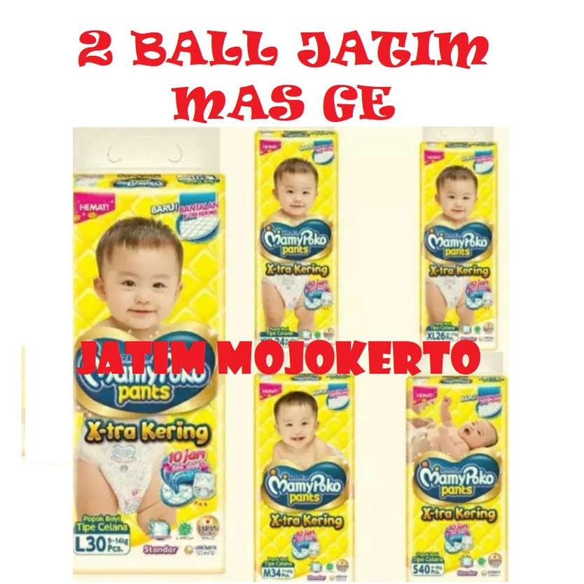 MAMYPOKO XTRA KERING ISI 2 BALL UKURAN STANDARD
