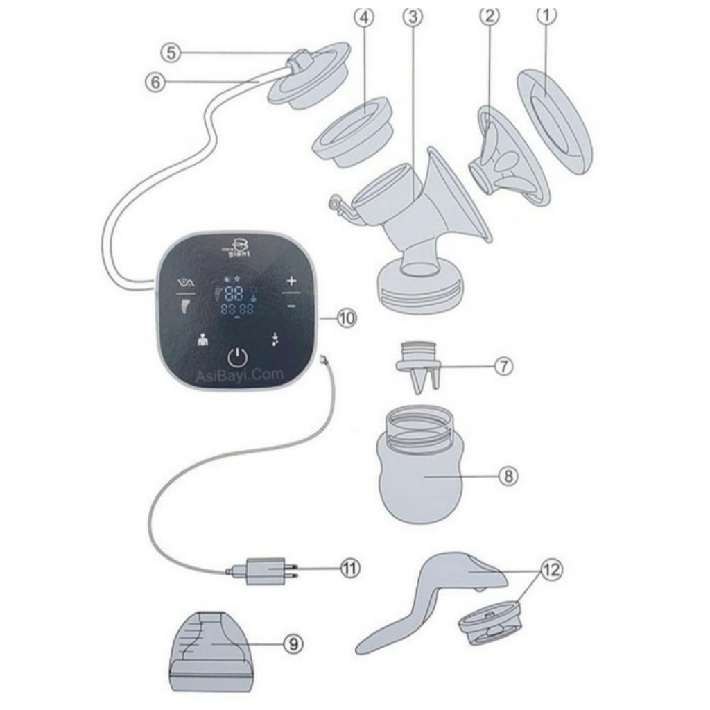 Little Giant LG 6880 Lactation Electrical Breast Pump Pompa Asi