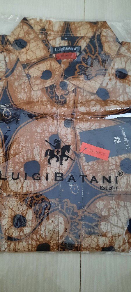 Kemeja Batik Pria Slim Fit Batik Solo Colindion Cbs756