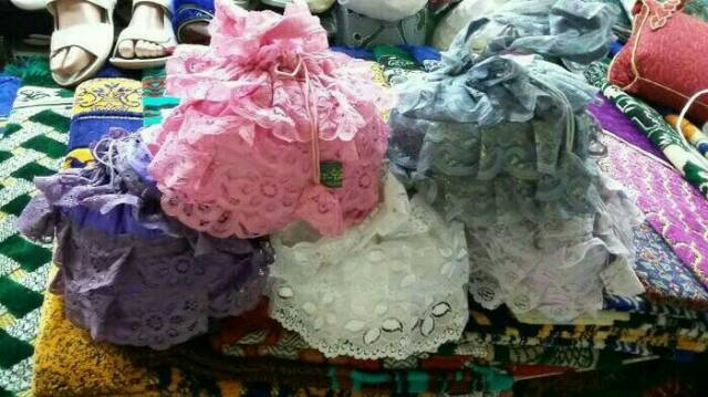 Mukena parasut renda terbaru /mukena traveling