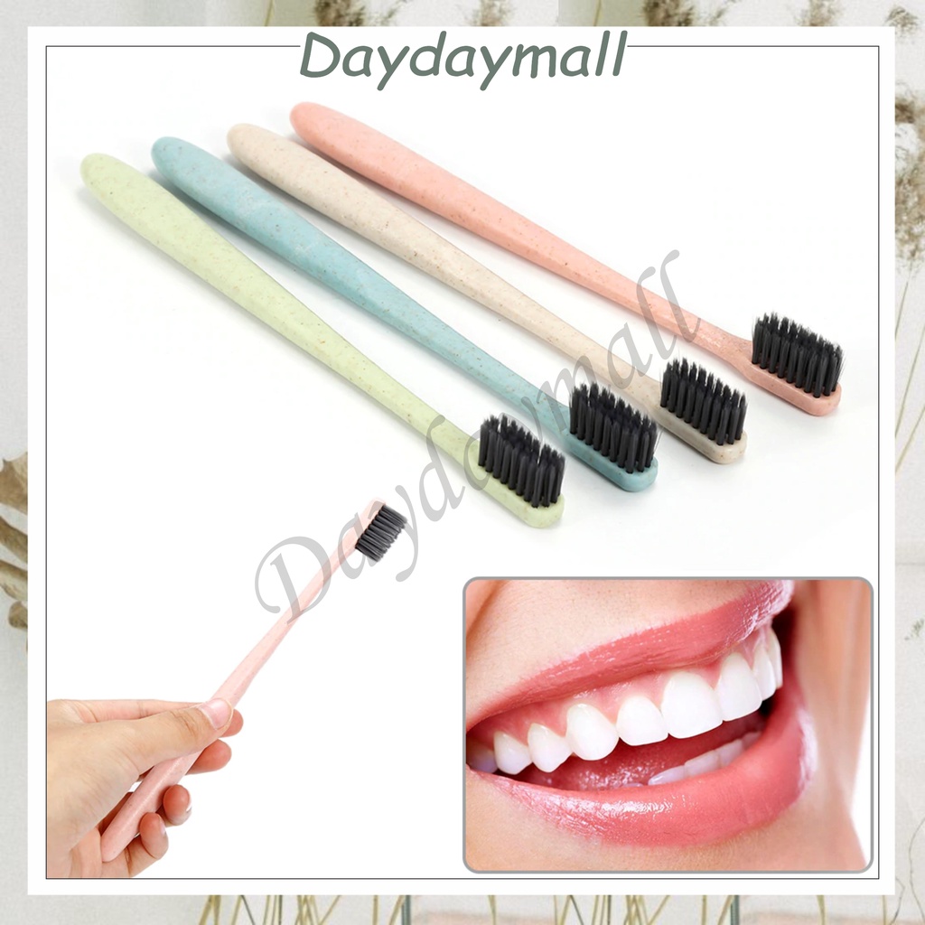 DD297 Sikat Gigi Dewasa Portable untuk Traveling dengan Bulu Sikat Lembut Import Murah
