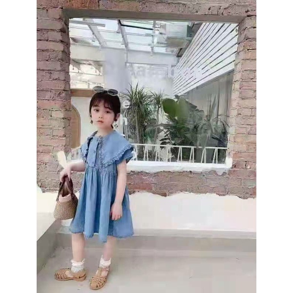 DRESS DENIM/DRESS ANAK IMPORT/DRESS ANAK IMPORT PREMIUM/DRESS ANAK CEWEK