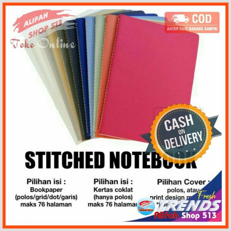 

NOTEBOOK CUSTOM A5 POLOS JAHIT