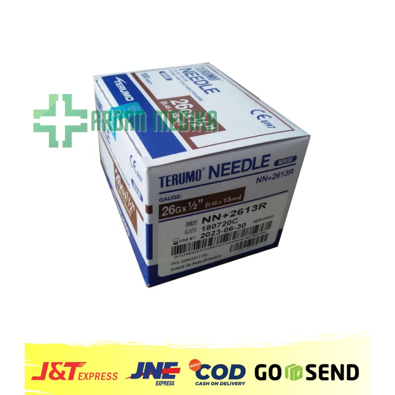 Needle Terumo 26G / Jarum Suntik Terumo