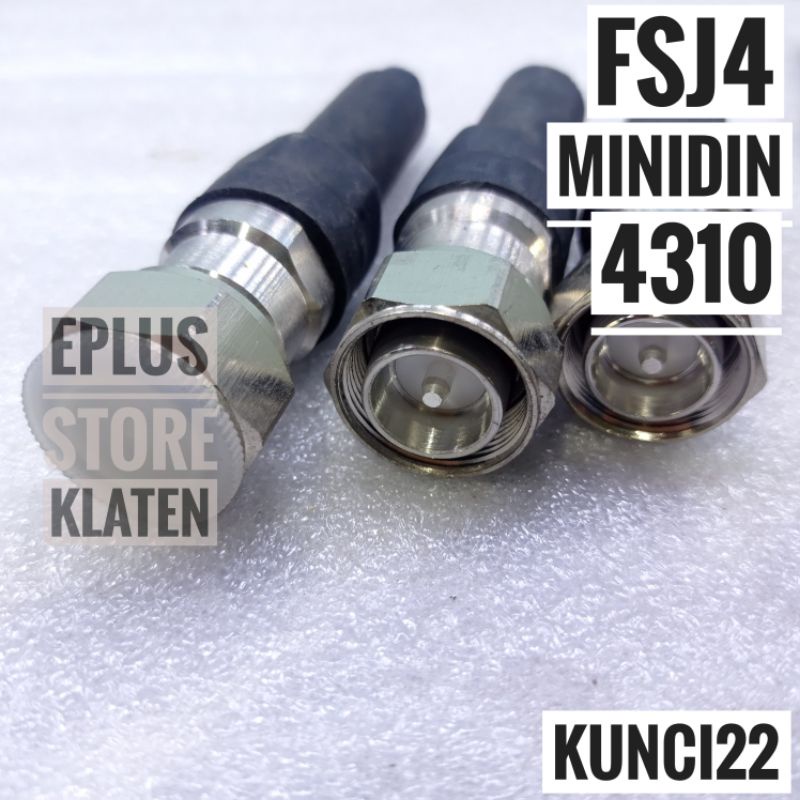 Konektor Mini Din Male Used 4/8 1/2S FSJ4 4310 Kunci 22 connector KN106