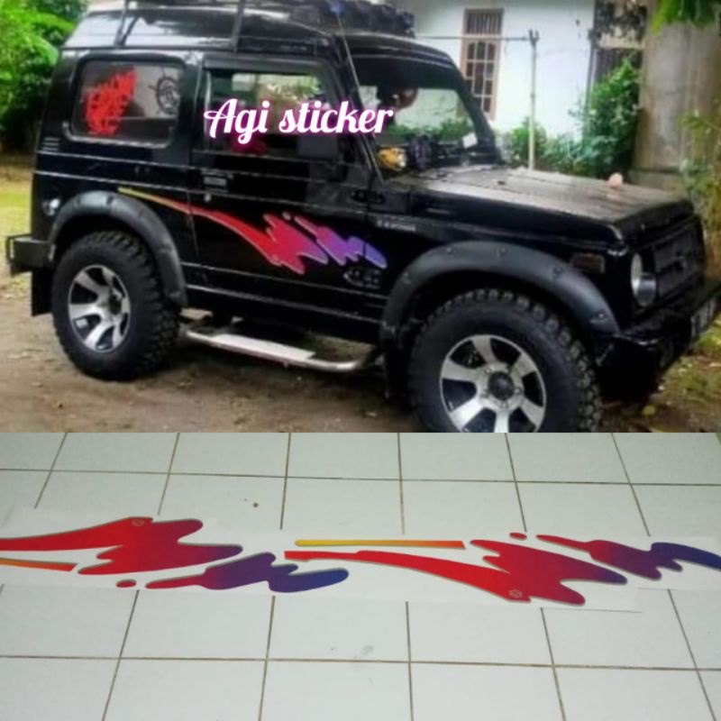 List body stiker Suzuki Katana Air Thn 1994 / List body stiker Katana tahun 1994