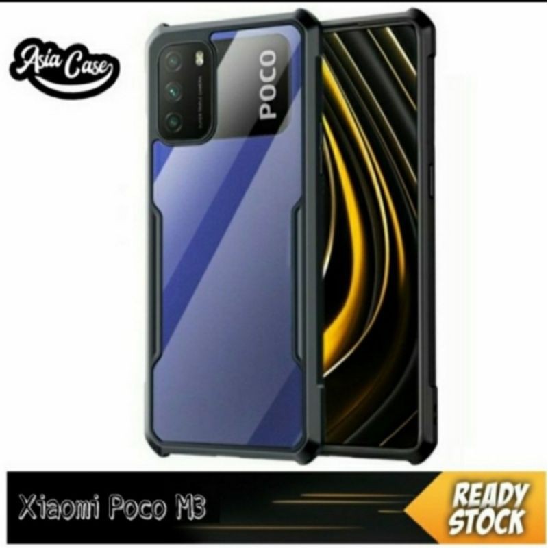 Xiaomi Poco M3 Ipaky XUNDD Hard Soft Case Shockproof Armor Transparan