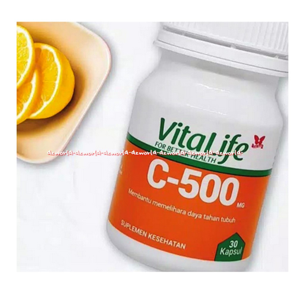 Vitalife Vitamin C-500 30kapsul Suplemen Kesehatan Vitamin C