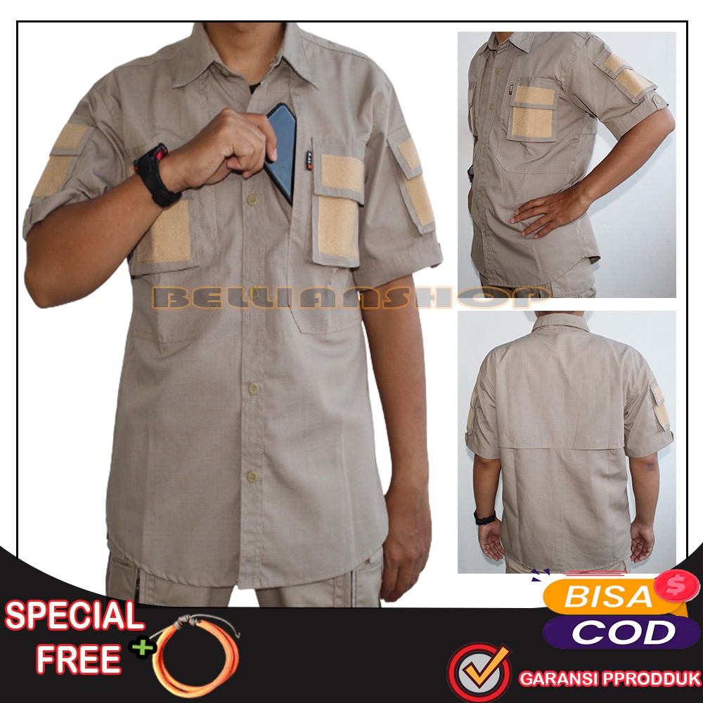 Kemeja PDL Pria 511 Lengan Pendek Terbaru Original  Asli Bandung