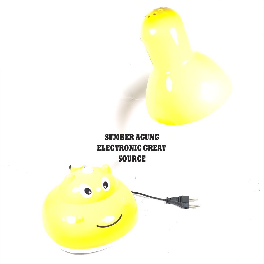 Reida Lampu Belajar Bentuk Hippo Hewan Hipopotamus Lucu Unik Model Cor