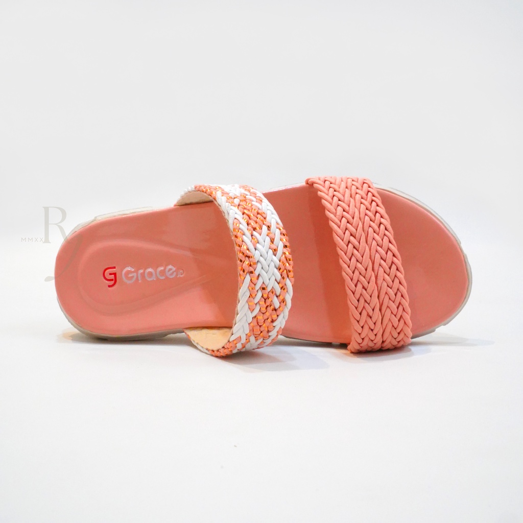 GRACE [LIDIA KIDS 404] Sandal Selop Motif Anak Perempuan Sandal Selop Rajut  Anak Cewek