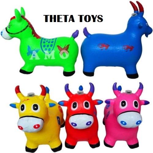 JUMPING ANIMAL KUDA KUDAAN ANAK MAINAN TUNGGANG KUDA MAINAN KUDA KUDAAN KARET MUSIK DAN LAMPU