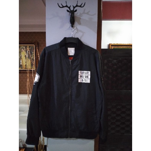 jaket bomber BANGBANG JEANS (size L )