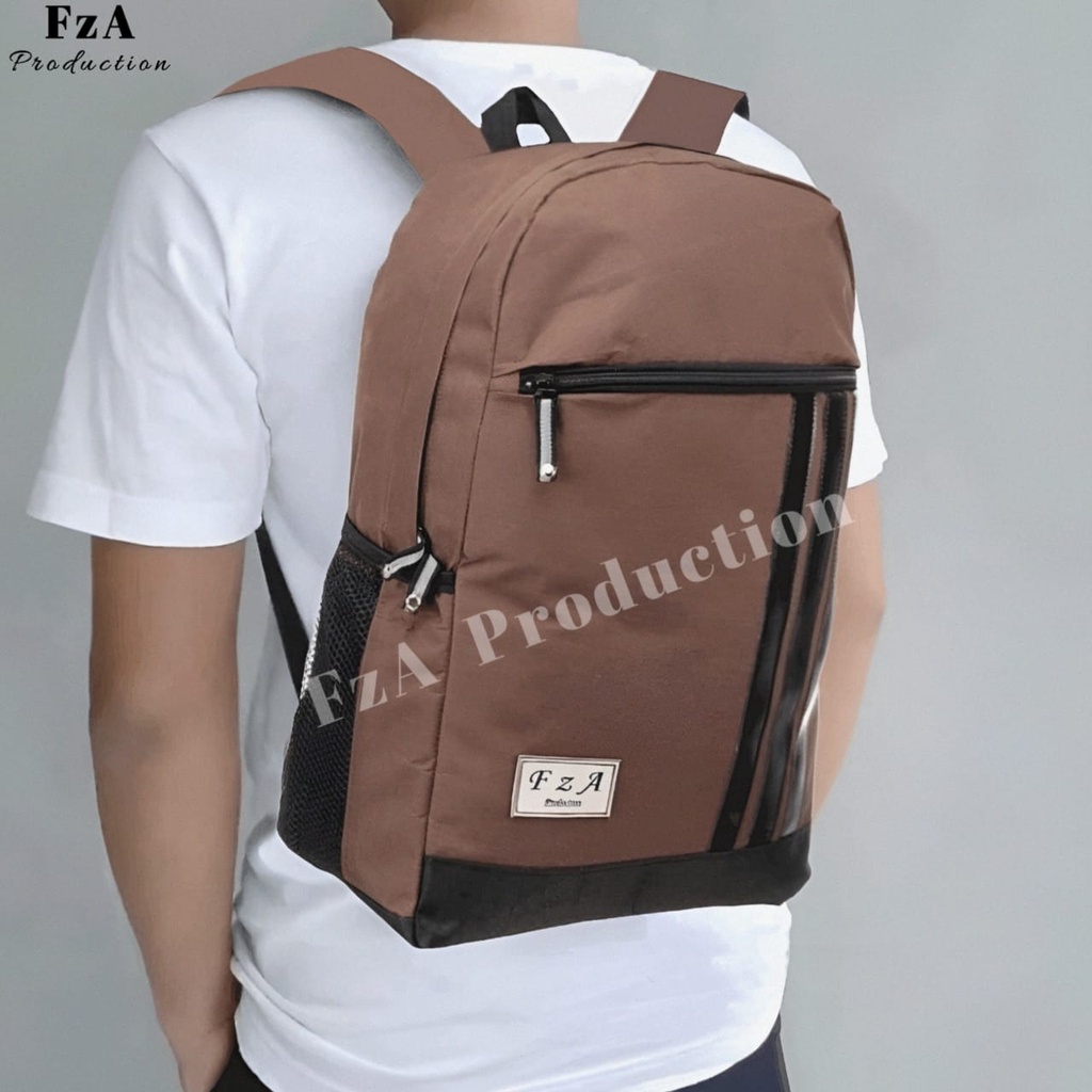 FzA Official - Tas Ransel Punggung Distro Casual Pria Wanita / Tas Ransel Laptop Backpack Original - MCLRC