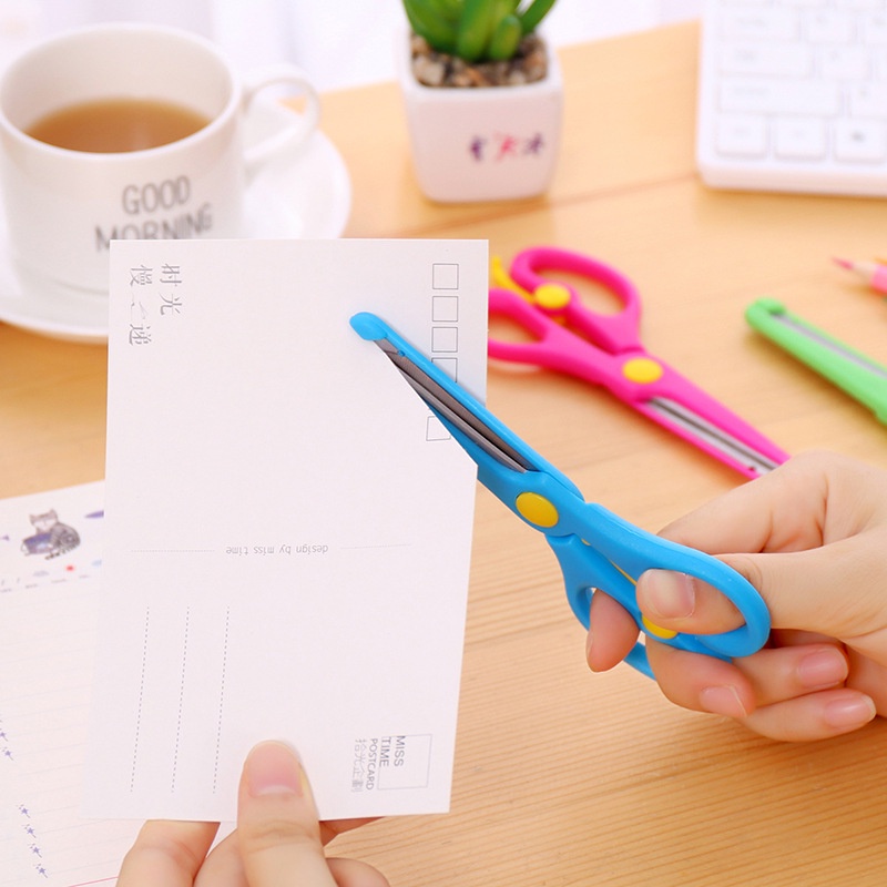 Gunting Kertas Elastis Handmade DIY Untuk Pelajar