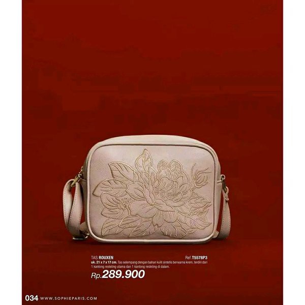 TAS SELEMPANG SOPHIE PARIS ROUXEN BAG T5578P3 IMPORT PREMIUM ORI DISKON MEMBER