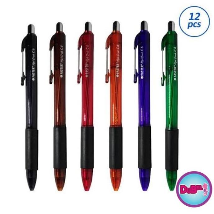 

TERMURAH Pulpen Faster C6 Retrack Hitam 0.7mm isi 12 pc/PULPEN GEL/PULPEN LUCU/PULPEN 1 PACK/PENSIL WARNA/PENSIL 2B/PENGHAPUS JOYKO/PENGHAPUS LUCU/RAUTAN PENSIL PUTAR/RAUTAN ELEKTRIK/SPIDOL WARNA/SPIDOL PERMANEN/SPIDOL WHITEBOARD/CORRECTION TAPE