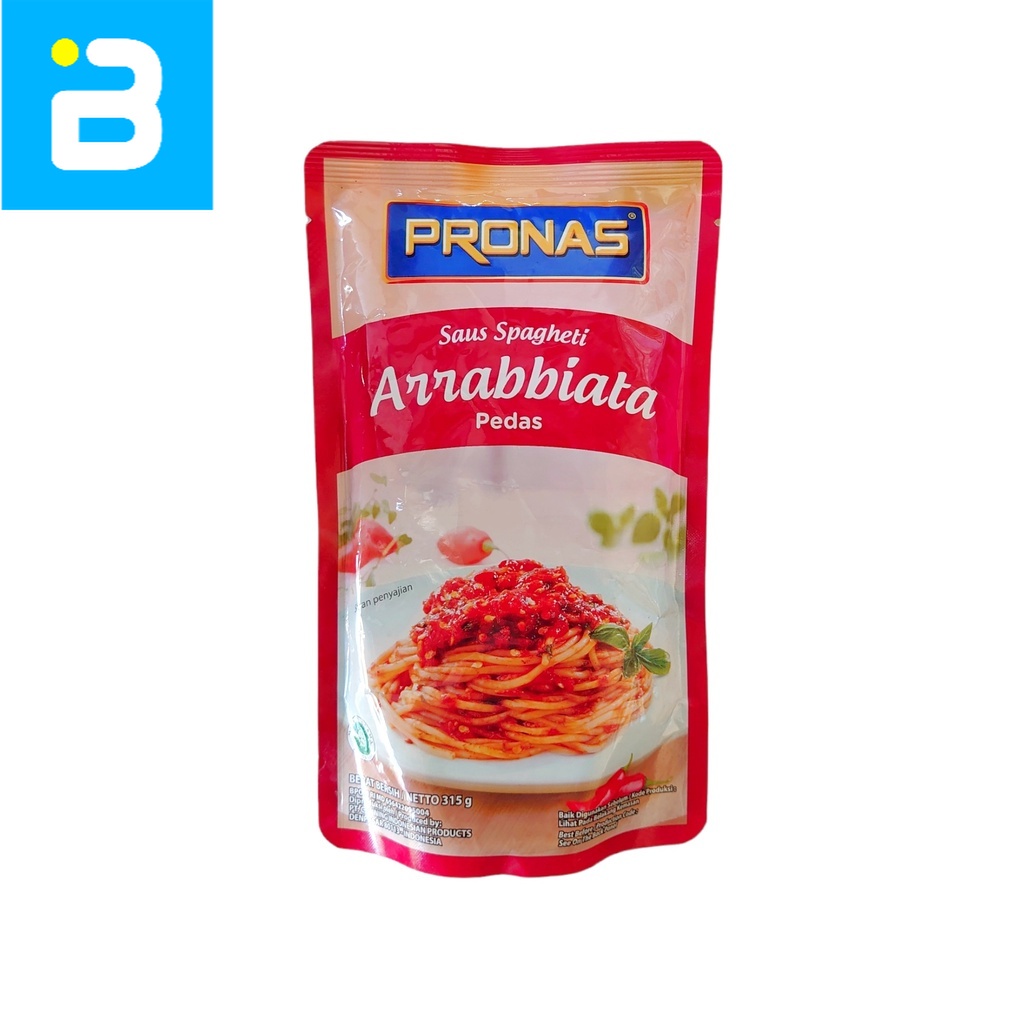 

Pronas Saus Spaghetti Arrabbiata Pedas 315 G