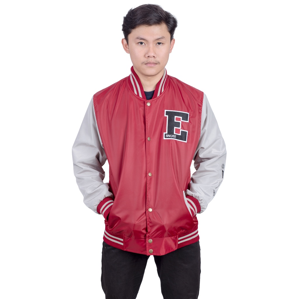 Ecordie " RAPTORS " Baseball Jaket / Jaket pria