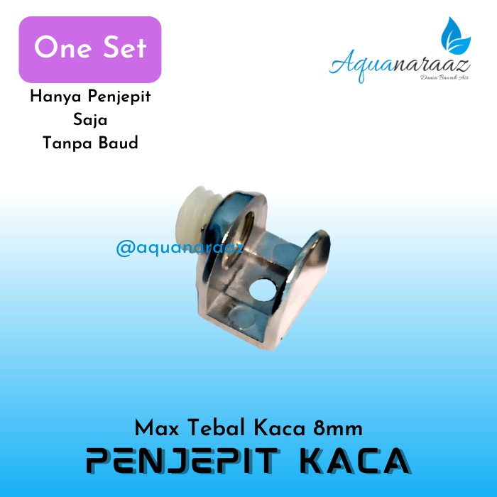 Jual Penjepit Kipas Aquascape Penjepit Kaca Hanya Jepitan Kipas Tanpa