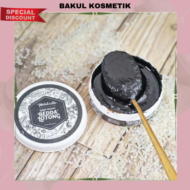 MABELLO LULUR HITAM / BEDDA LOTONG MABELLO / LULUR MABELLO MENCERAHKAN KULIT TUBUH / LULUR VIRAL - B